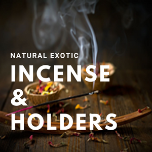 natural exotic incense and holders by Happykombucha