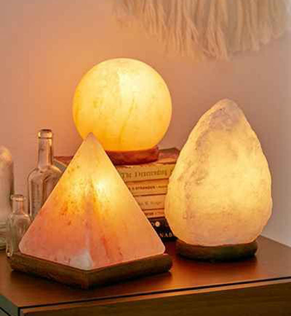 Natural Therapeutic Himalayan Salt Lamps and deoderants