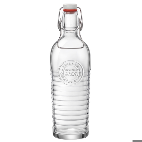 Bormioli Rocco Officina 1825 Vintage Glass Serving Bottle - 1200ml