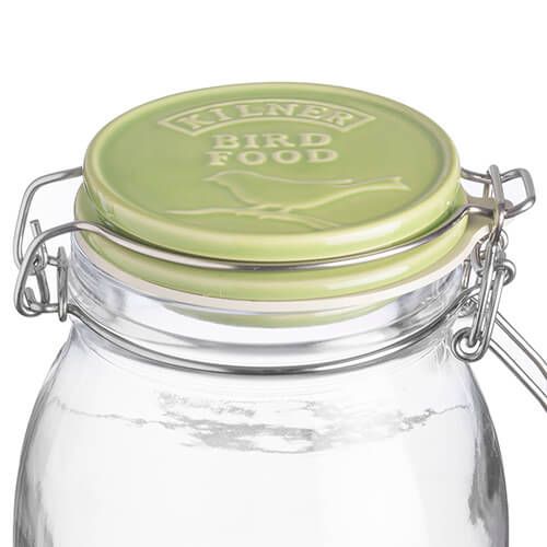 Kilner Round Clip Top Glass Storage Jar with ceramic lid freeshipping - Happy Kombucha