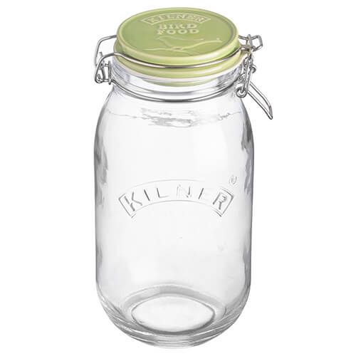Kilner Round Clip Top Glass Storage Jar with ceramic lid freeshipping - Happy Kombucha