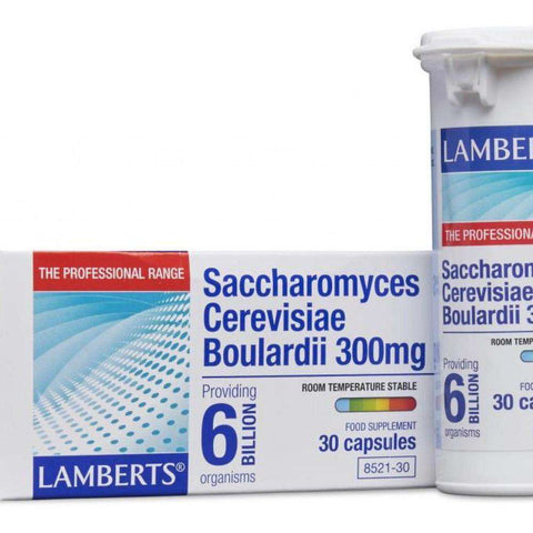 Lamberts Saccharomyces Cerevisiae Boulardii 300mg - 30 Capsules freeshipping - Happy Kombucha