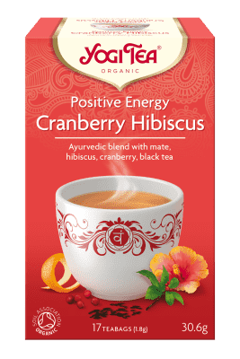 Yogi Organic Positive Energy Cranberry Hibiscus freeshipping - Happy Kombucha