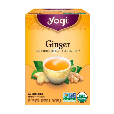 Yogi Tea Organic Ginger Tea (17 tea bags) freeshipping - Happy Kombucha