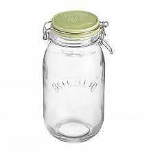 Kilner Round Clip Top Glass Storage Jar with ceramic lid freeshipping - Happy Kombucha