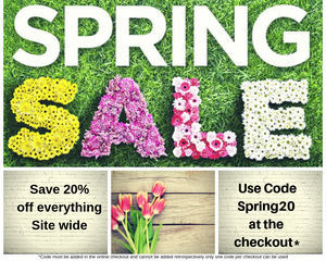 Spring sale now on