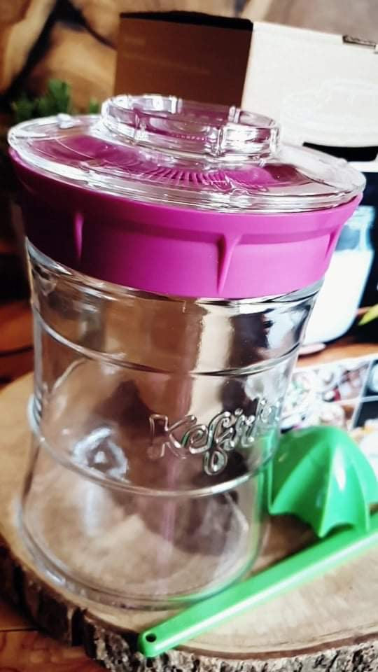 The new Kefirko jar Happy Kombucha