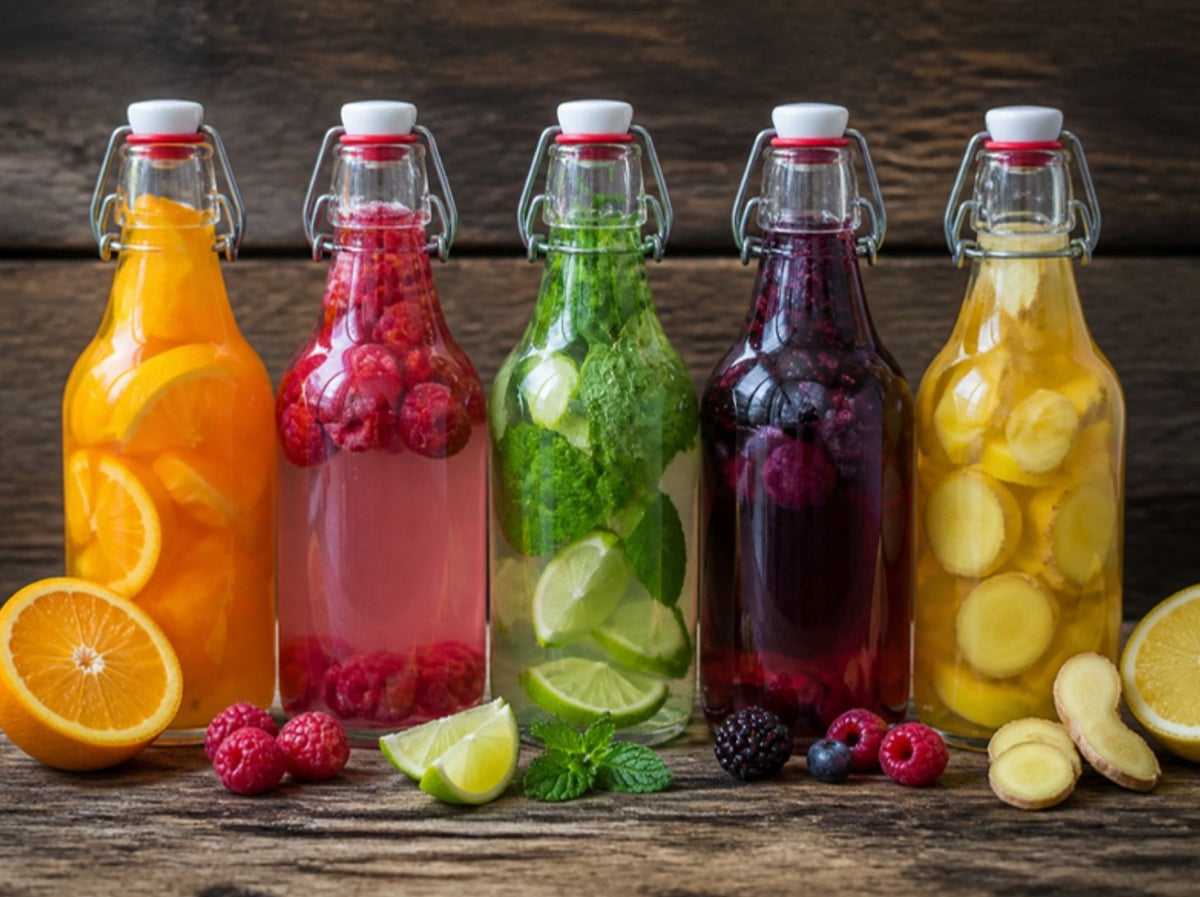 Flavouring Water kefir with a second ferment
