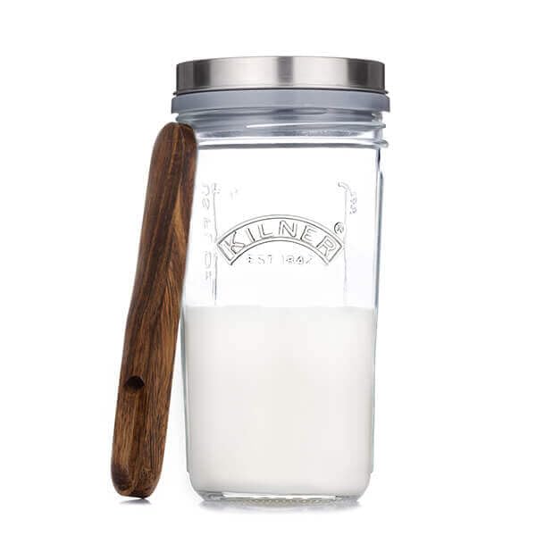 Glass kilner Milk kefir making kit Happy Kombucha