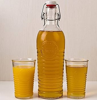 Bormioli Rocco Officina 1825 Vintage Glass Serving Bottle - 1200ml Argon-rinkit