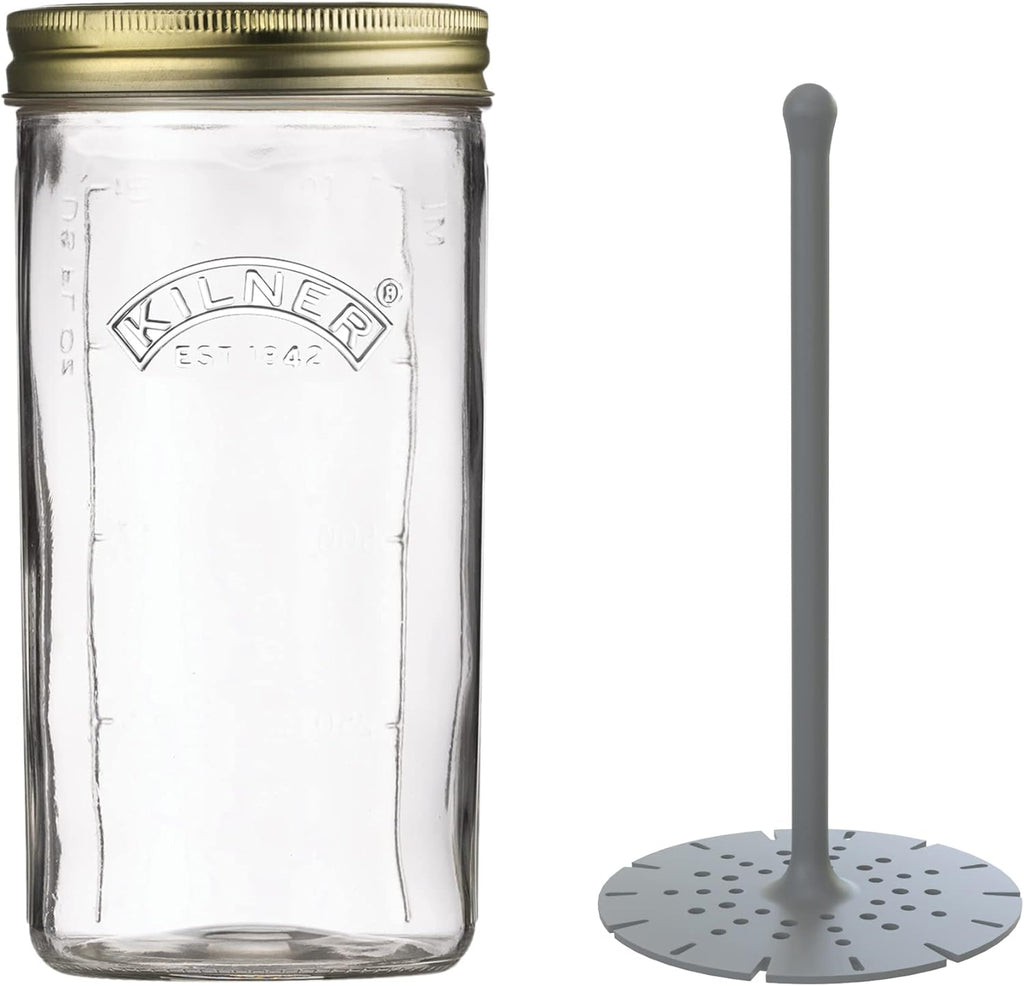 Kilner pickle jar with lifter-Happykombucha