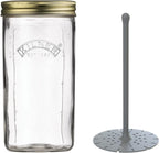 Kilner pickle jar with lifter-Happykombucha
