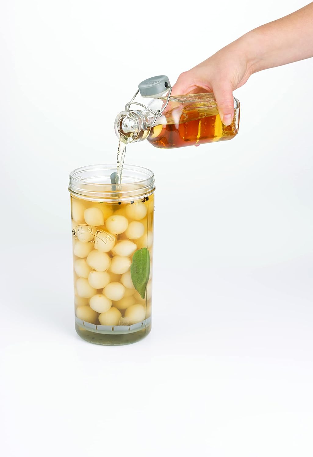 Kilner Pickle jar being used-Happykombucha