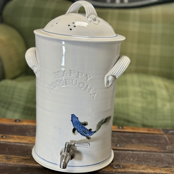 Large Porcelain Kombucha Crock