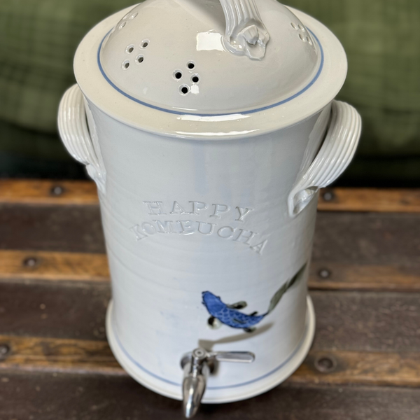 Large Porcelain Kombucha Crock