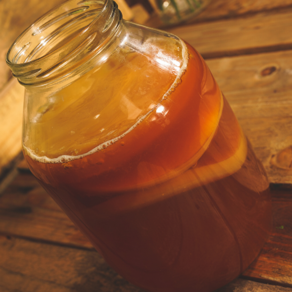 Kombucha jar no candle no text