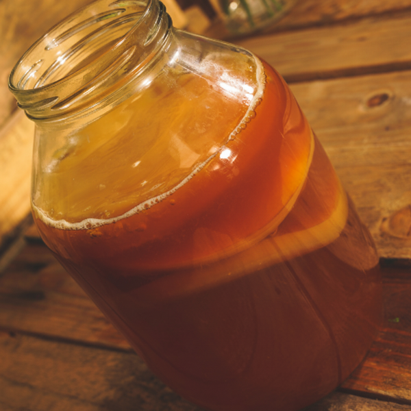 Kombucha jar no candle no text