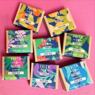 Mixed pack of faith in nature soaps