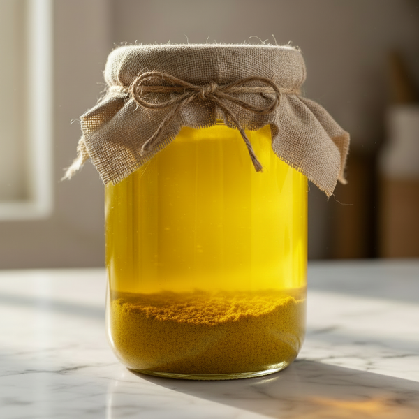 Turmeric bug jar - vivid yellow