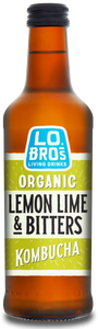 Lo Bros Kombucha Living Soda – Lemon, Lime & Bitters freeshipping - Happy Kombucha