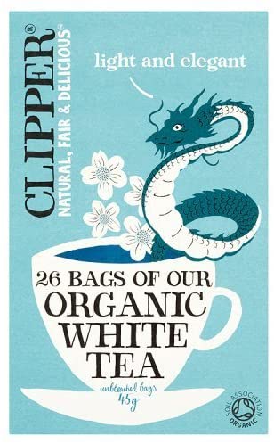 Clipper Organic 26 bag White Tea Bags freeshipping - Happy Kombucha