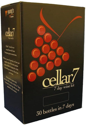 Youngs Cellar 7 Red Wine Kit. Cabernet Sauvignon freeshipping - Happy Kombucha