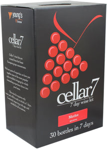 Youngs Cellar 7 Red Wine Kit. Merlot freeshipping - Happy Kombucha