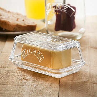 Butter Churner and Dish (kilner)