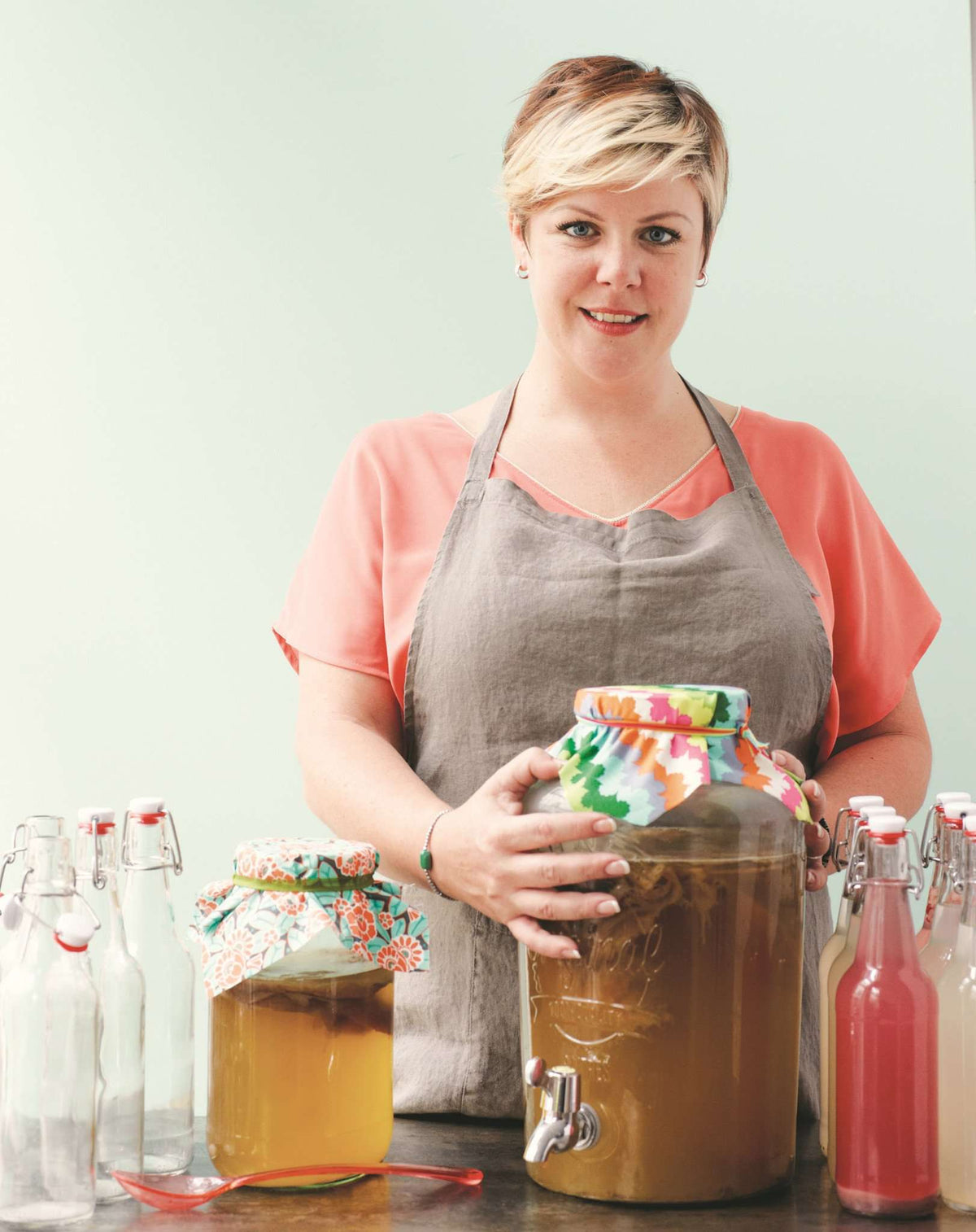 Love Kombucha Book- Make your own Healthy drinks freeshipping - Happy Kombucha