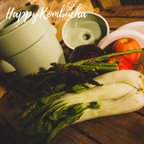Salt Glazed Vegetable crock/Sauerkraut pot 2 Lt. (various colours) freeshipping - Happy Kombucha