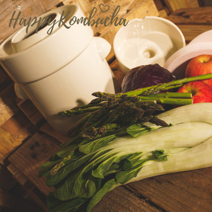 Salt Glazed Vegetable crock/Sauerkraut pot 2 Lt. (various colours) freeshipping - Happy Kombucha