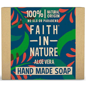 Faith In Nature Pure Vegetable Soap. Aloe Vera. 100g Bar freeshipping - Happy Kombucha