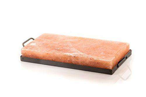 Himalayan Salt Cooking Plate/Slab with steel holder freeshipping - Happy Kombucha