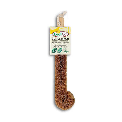 Coconut Bottle Brush With Wooden Handle (plastic free)