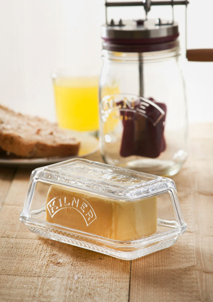 Butter Churner and Dish (kilner)