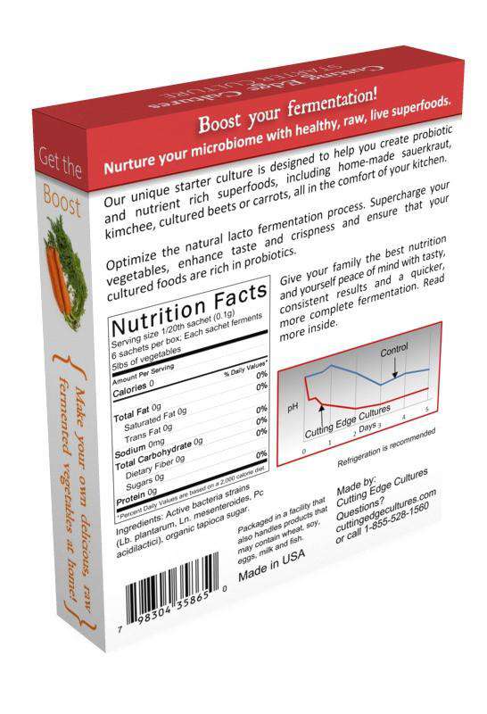 Vegetable fermenting starter- Cutting edge cultures freeshipping - Happy Kombucha