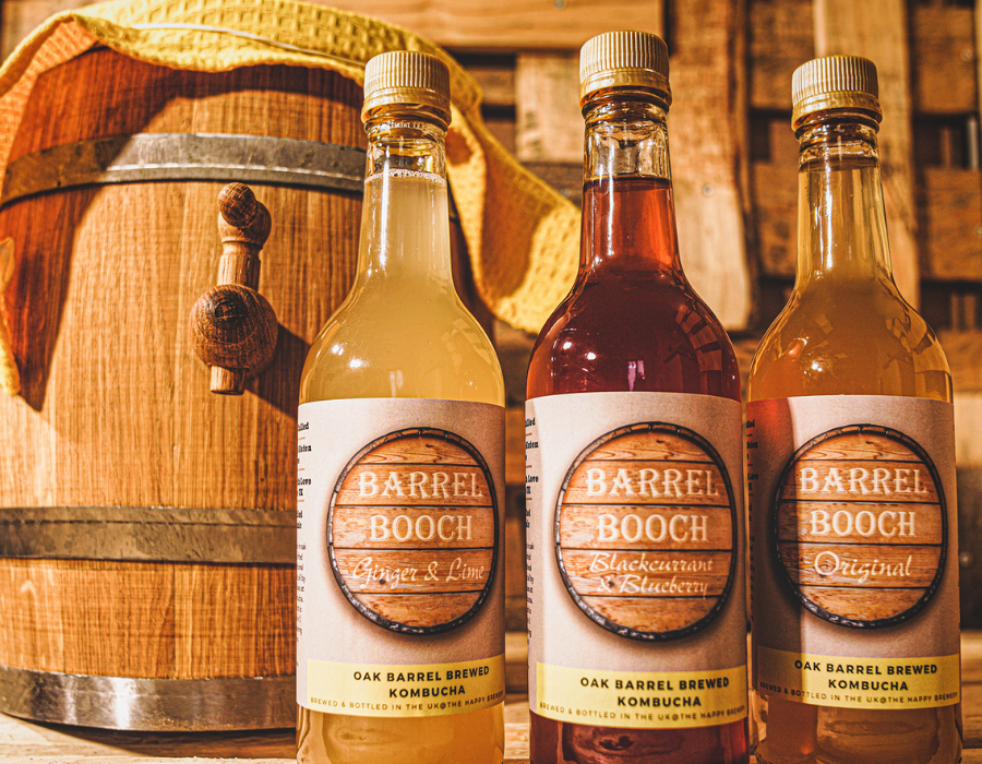 Barrel Booch Mixed pack of Cask brewed Kombucha 6x 500ml bottles freeshipping - Happy Kombucha