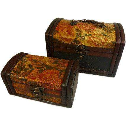 Set of 2 Colonial Boxes - Gold Rose freeshipping - Happy Kombucha