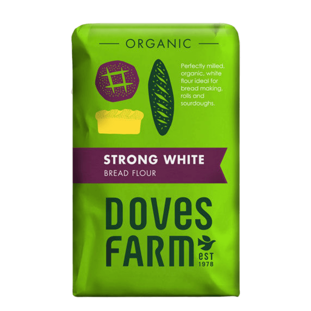 Doves Farm Organic Strong white bread flour freeshipping - Happy Kombucha