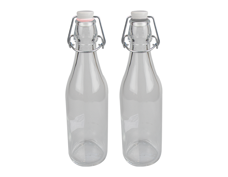 Glass 500ML Swing lid storage bottles.