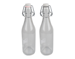 Glass 500ML Swing lid storage bottles.