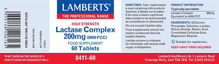Lamberts Lactase Complex freeshipping - Happy Kombucha