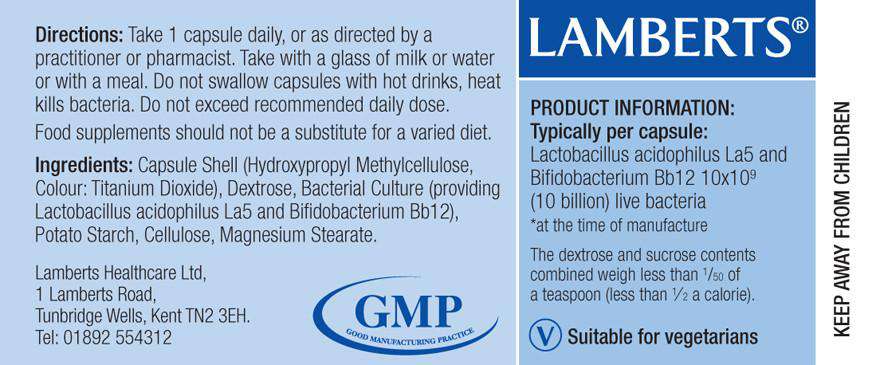 Lamberts -  Acidophilus Extra 10 freeshipping - Happy Kombucha