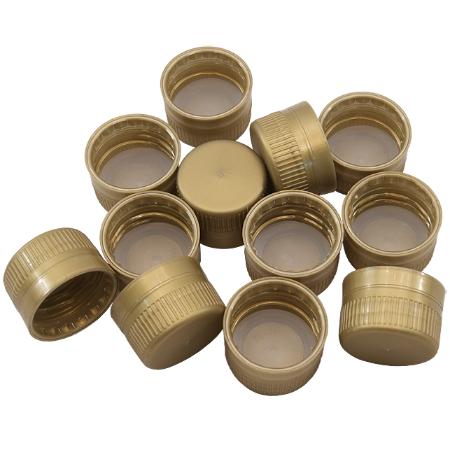 Plastic Screw Cap Lids for PET Plastic Bottles-24 Pack to fit 500ml or 750ml screw lid fermenting bottles-Happykombucha