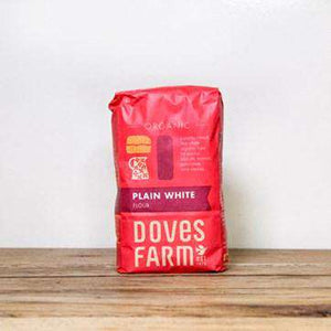 Doves Farm Organic Plain White Flour 1kg freeshipping - Happy Kombucha