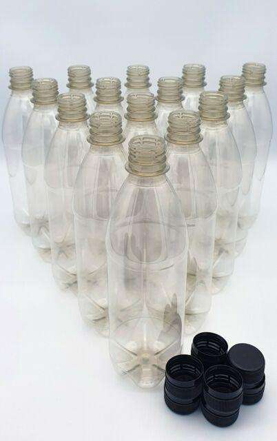 Plastic PET bottles 500ml Litre freeshipping - Happy Kombucha