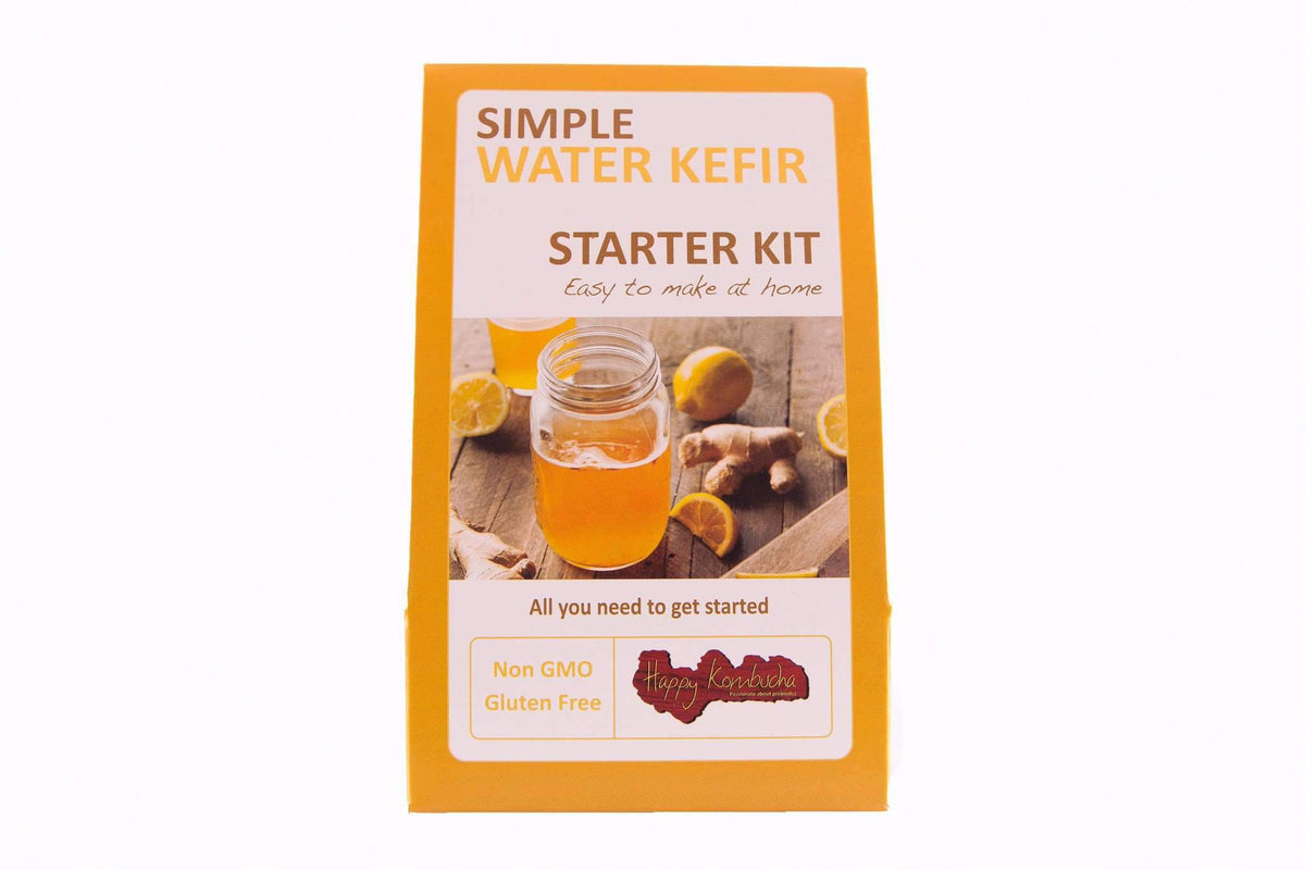 Simple Organic Dehydrated Water kefir grains gift kit freeshipping - Happy Kombucha