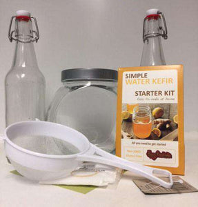 Simple Organic Dehydrated Water kefir grains gift kit freeshipping - Happy Kombucha